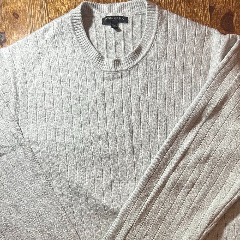 Banana Republic Beige Sweater XXL